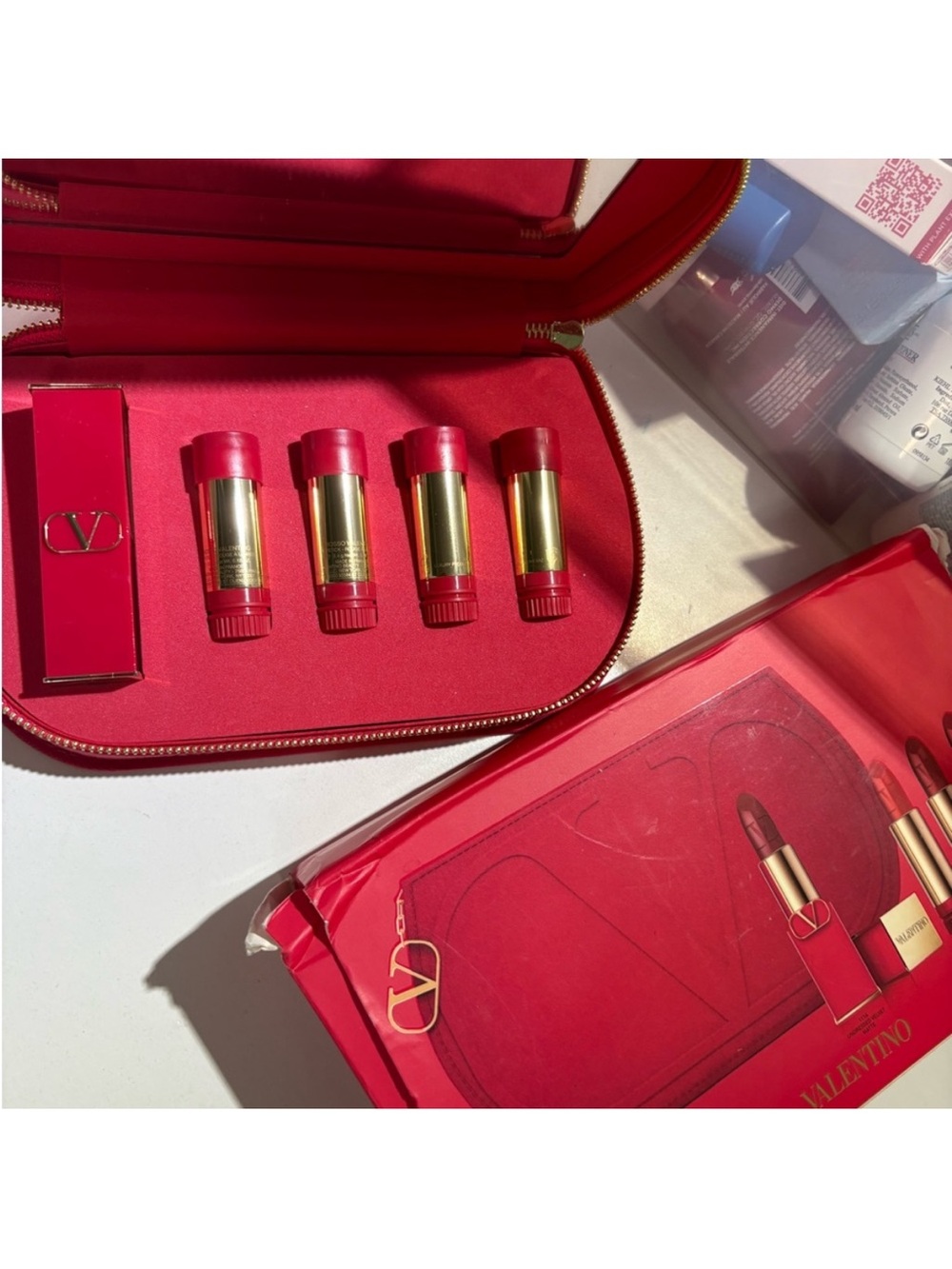 Valentino lipstick set